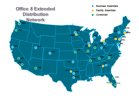 Office 8 Extended Network of Distribution